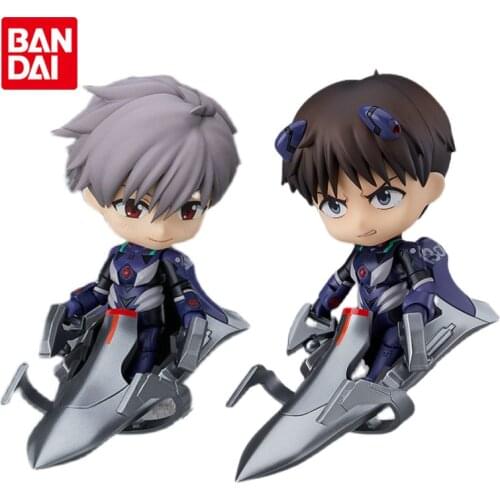 Ikura Shinji Nagisa Kaoru Q Version Combat Suit Anime Action Figure Colletible Model Toys NEON GENESIS EVANGELION Ornaments