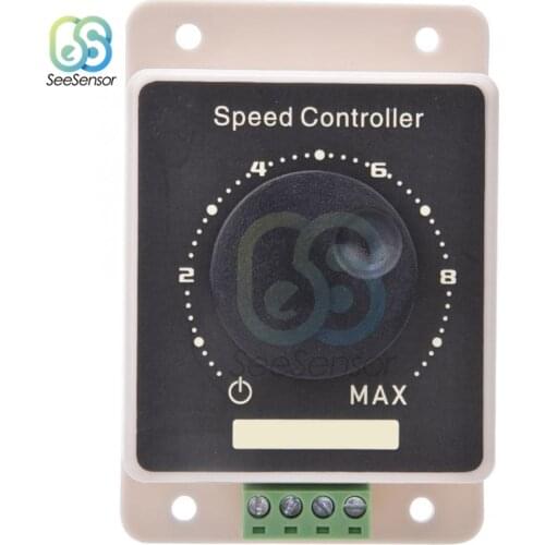 DC Motor Speed Controller Regulator DC 10-60V 10A 20A Pulse Width Modulator PWM Speed Controller Waterproof Shell