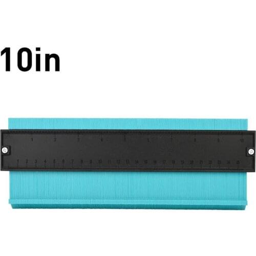 Contour Gauge 10 Inch Irregular Profile Duplicator for Woodworking Shape Tracing Template Measuring Tool Profile Jig Guide Pipe