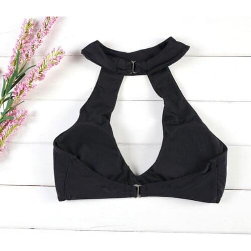 Women Swimsuit Halter Hollow Out 2 Piece Swimming Bathing Suits Bikini Set Swimwear Female Summer Beachwear Bikinis Sets