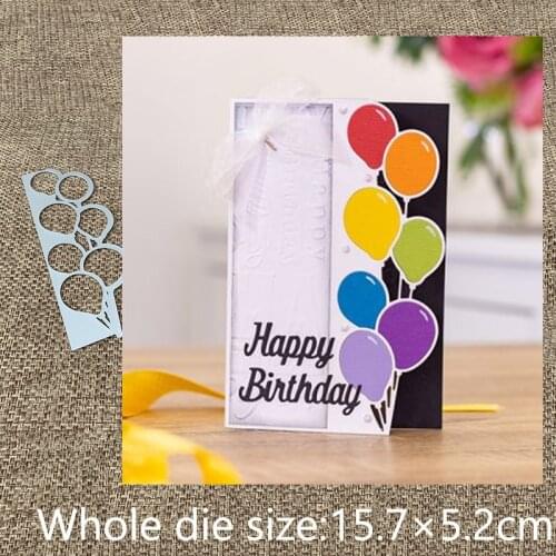 New Design Craft Metal stencil mold Cutting Dies balloon edge decoration scrapbook die cuts Album Paper Card Craft Embossing