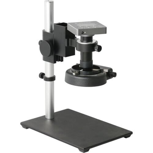 37MP 1080P 60FPS Microscope Camera FHD Panasonic Sensor HDMI USB 130X C-Mount Industrial Digital Magnifier Kit for PCB Repair