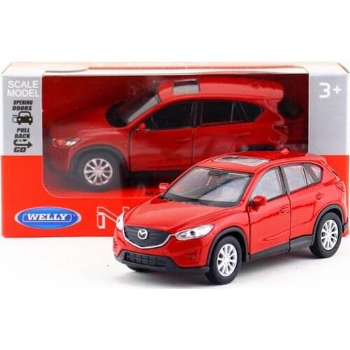 Welly DieCast Model/1:36 Scale/Mazda CX-5 SUV toy/Pull Back Educational Collection/for childrens gift or collection