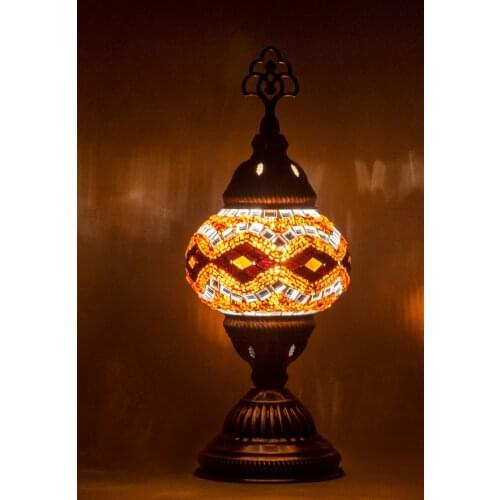 Table Small Mosaic Lamp Different Beautiful Decorative