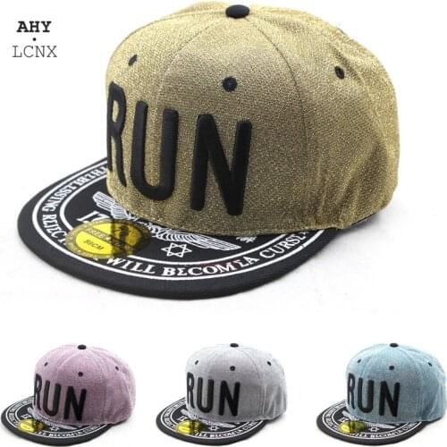 New Fashion Snapback Caps Mens Baseball Cap Embroidery Letter Run Hip Hop Hats For Men Women Street Dance Flat Brim Dad Hat