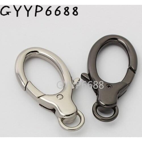 30pcs 2 colors 52*8mm new arrive large snap hook for luggage making swivel clasp dog leash hook accessories