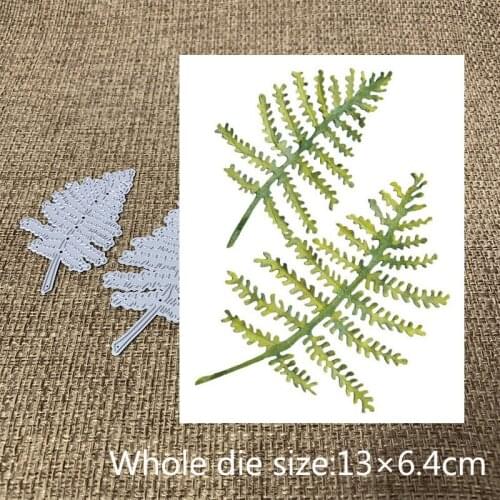 New Design Craft Metal Cutting Dies cut die new 2pcs leaves Scrapbooking Album DIY Paper Card Craft Embossing Die Cuts