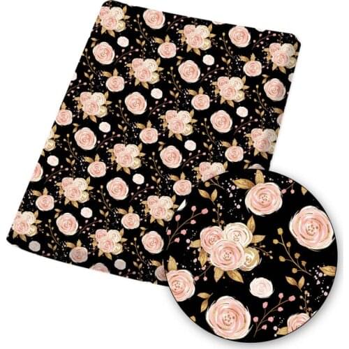 Polyester Cotton Fabric Cartoon Cloth Fabric Cactus Plants Printed sheet for Dress Sewing DIY Handbag Mask Materials 45*145cm/pc