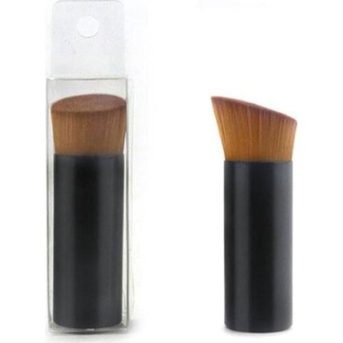 Portable Mini Soft Nylon Fiber Face Liquid Foundation Makeup Brush Face Blush Brush Foundation Brush Cosmetic Tools