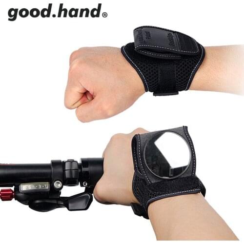 Taiwan Good Hand Bicycle Wrist Rearview Mirror Wristband Reflector Riding Equipment Cycling Accessories Safe Riding Black Cool