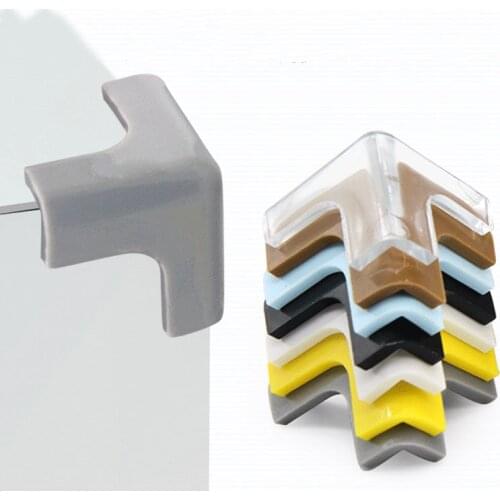 4 Pcs Baby Safety Anti-collision corner T Shape Candy Colors Dining Table Bed Protector Cover Waterproof Children Furniture