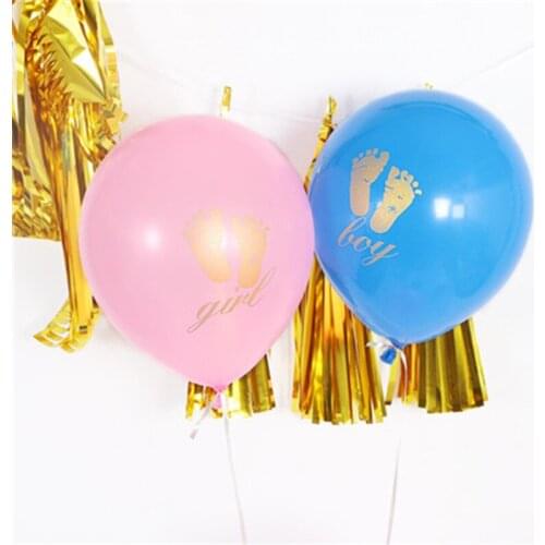 10 pcs 10 Inch 2.2 Grams Feet Latex Decoration Balloon Baby Birthday Party Wedding Holiday Party Dress Up Supplies