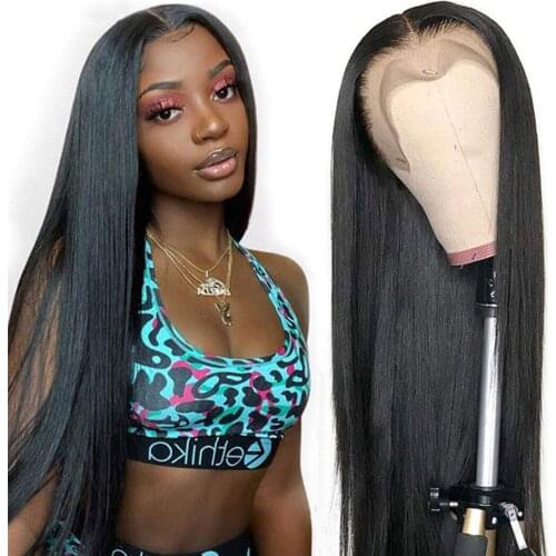 150% Density Lace Front Wigs Human Hair Pre Plucked 13x4 Brazilian Straight Human Hair Lace Front Wigs for Black Women