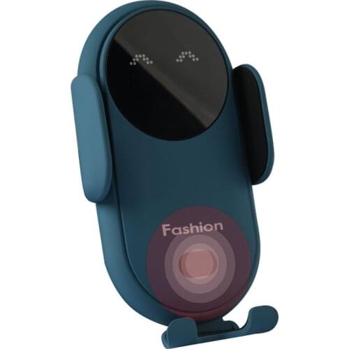 Car Phone Holder Wireless Charging Stand Infrared Sensor LED Mobile Phone Holder For Phones Mount Air Vent Charger For iPhone 11