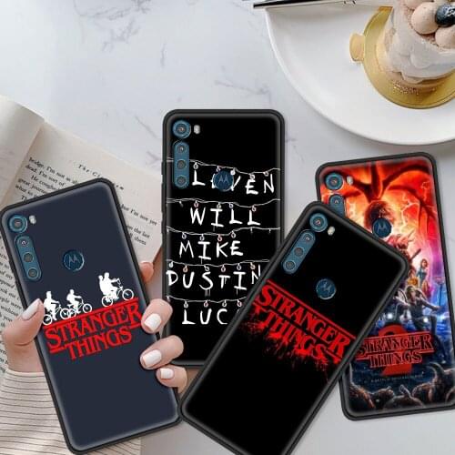 Smartphone Case MOTOROLA G30 G10 G9 G8 G One Edge Play Plus Power Lite Stylus 2021 Cover Capa Shell Stranger Things