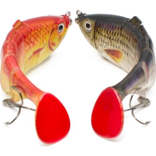 FOVONON NEW 10cm 17g Sinking Wobblers Fishing Bass Lures Multi Jointed Topwater Swimbait Hard CrankBaits Fishing tackle Set