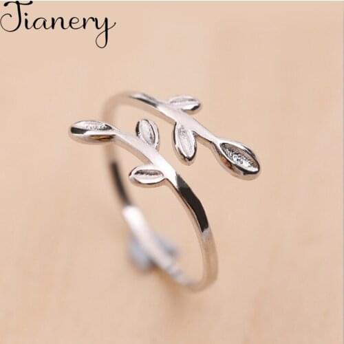 Hot Sale Bohemian New Charming Leaf Branch Rings For Women Fashion Open Finger Rings Female Boho Jewelry 2021