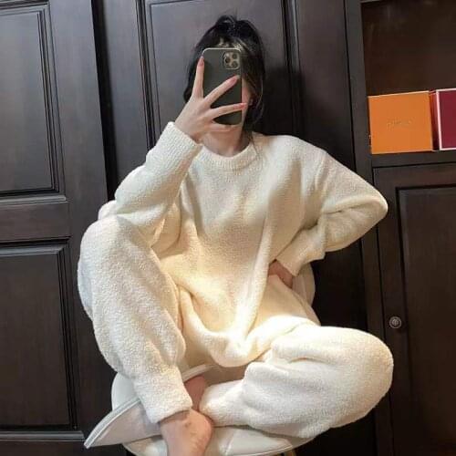 GWZXTD Women's Fleece Pajamas