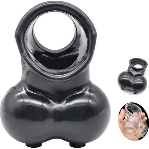 Cock Ring Men Sex Toys Male Penis Sleeve Scrotal Binding Delaying Adult Chastity Penis Ring