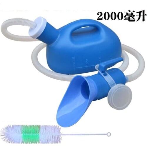 Unisex urinal collector High quality plastic chamber pot elderly piss pot by 1000ml / 2000ml Man and woman free shipping