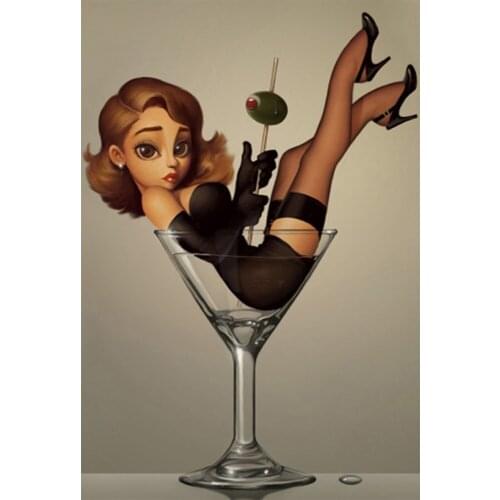 Beautiful wine glasses diamond Embroidery diy diamond painting mosaic diamant painting 3d cross stitch diamond picture H608