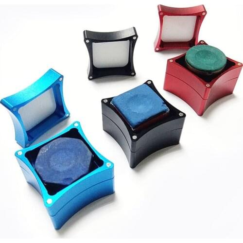Chalk Box Universal Metal Snooker Magnet Adsorption 3 Section Chalk Box Holder Pool for Snooker Accessories Billiard Accessory