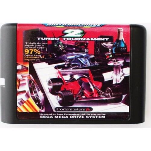 Micro Machines 2 Turbo Tournament 16 bit SEGA MD Game Card For Sega Mega Drive For Genesis