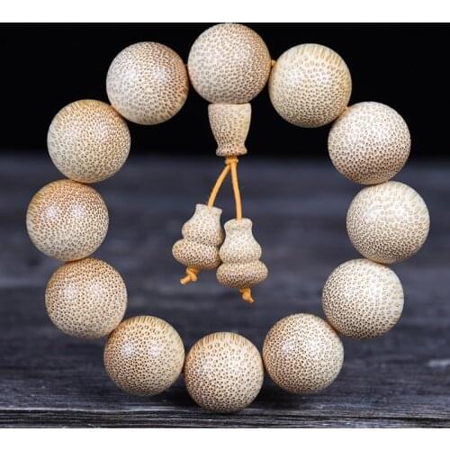 Old Material Dragon Blood Gold Silk Bamboo Beads Bracelet 2.0 Popular Mens Abacus Handmade
