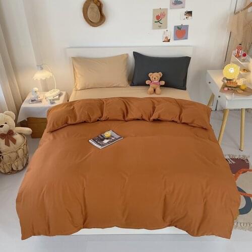 Pure Linen Duvet Cover Pillowcase Sheet, 100% Washed French Natural Linen Bedding Sets, 3/4 Pieces Soft King Size Home Textile