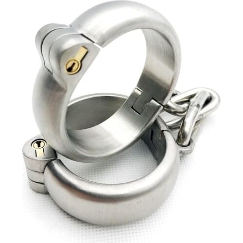 Stainless Steel Handcuffs Shackles Adult Erotic Games BDSM Bondage Wrist Restraints Slave Fetish Sex Toys For Couples Hand Cuffs