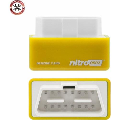 NitroOBD2 Gasoline Benzine Cars Chip Tuning Box More Power & Torque Nitro OBD2 Plug and Drive Nitro OBD2 Tool