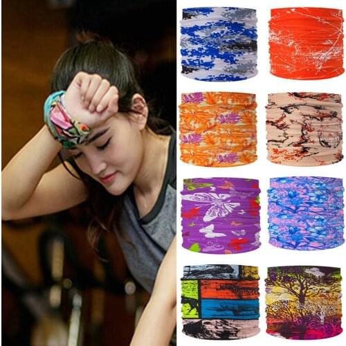 NEW Women Men Bandana Scarf Ring Multifunctional Seamless Tubular Magic Bandanas Tube Scarf Gift Outdoor Headband Hijab