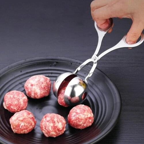 Meatball Maker Stainless Steel Stuffed Meatball Clip DIY Fish Meat Rice Ball Mold Tools Kitchen Accessories Cookware Gadgets