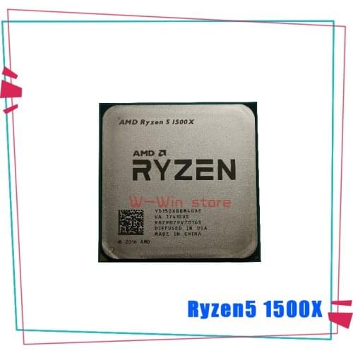 AMD Ryzen 5 1500X R5 1500X 3.5 GHz Quad-Core Eight-Core CPU Processor L3=16M 65W YD150XBBM4GAE Socket AM4