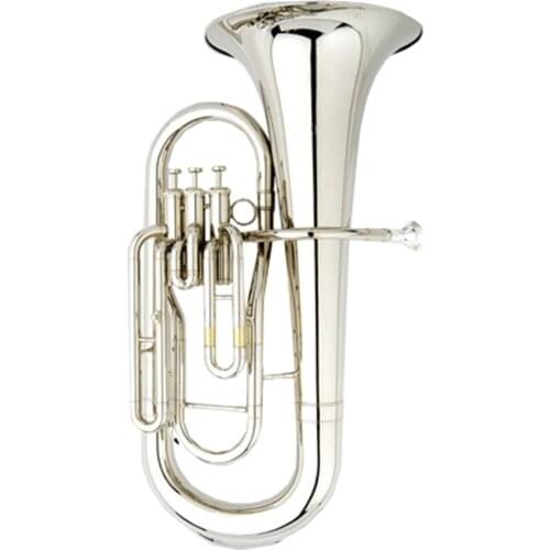 Intermediate grade Nickel plated Tone Bb Baritone horn