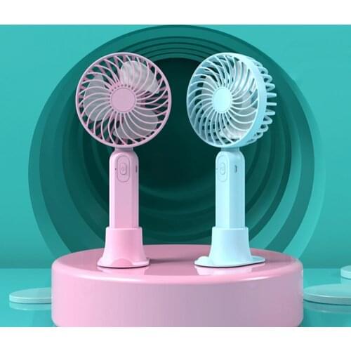Handheld Fan Wide Application Adjustable Wind Volume Home Handheld USB Rechargeable Fan Appliances Desktop Air Cooler for Gifts