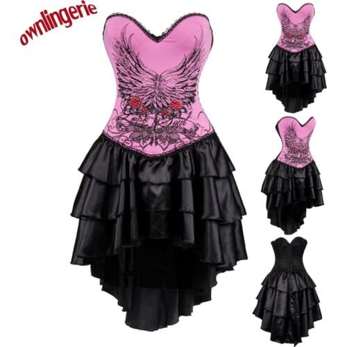 Sexy Lace Shapers Body Evening Party Women Party Dress Corselet Shapers Body Waist Corsets And Bustiers