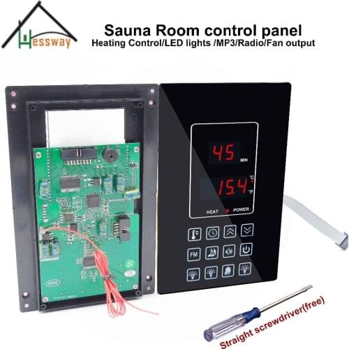 220V 110V Power Dry Steam Room Steam Sauna Room System Control for 30A Relay Parallel Outputs
