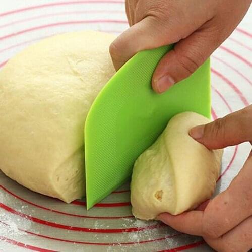 Dough Scraper Cake Cutter Pastry Baking Tool Kitchen Accessories Cream Spatula DIY Pastry 2Pcs Cutters Fondant
