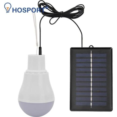1pc 5V 15W 300LM Outdoor Solar Lamp USB Rechargable Led Bulb Portable Solar Power Panel Outdoor Lighting Camping Tent Solar Lamp