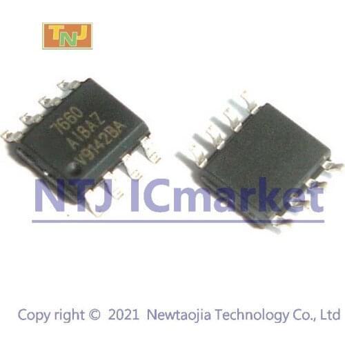 50 PCS ICL7660AIBAZ SOP-8 ICL7660AIBA ICL7660 7660 AIBAZ CMOS Voltage Converters IC