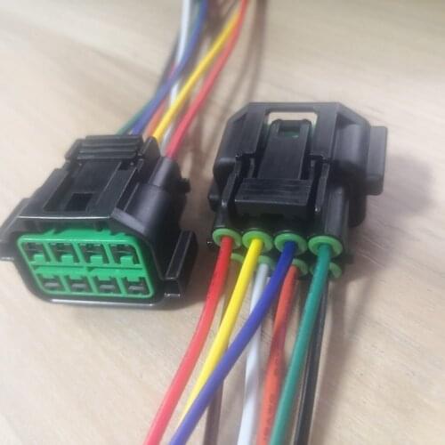 8 Pin/Way Female Automotive Headlight Plug Connector Wire Harness Cable For KIA K2 K3 K5 HYUNDAI Sonata MISTRA HP066-08021