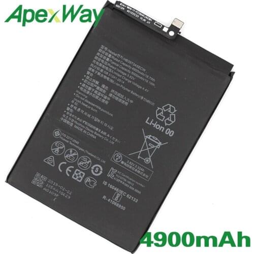 ApexWay 2PCS/lot HB3973A5ECW 4900mAh Phone battery for Huawei Mate 20 X Mate20X 20 X EVR-AL00