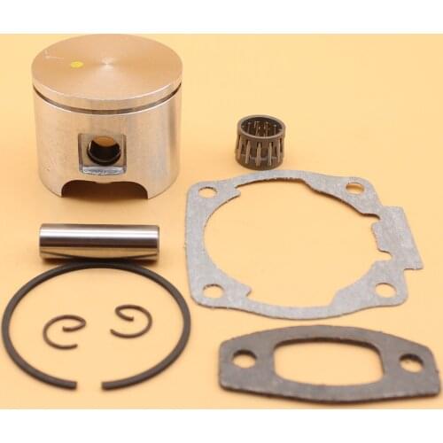 46MM PISTON BEARING CYLINDER MUFFLER GASKET KIT FOR HUSQVARNA 55, 55 RANCHER CHAINSAW 503 60 81-71 / 503608171