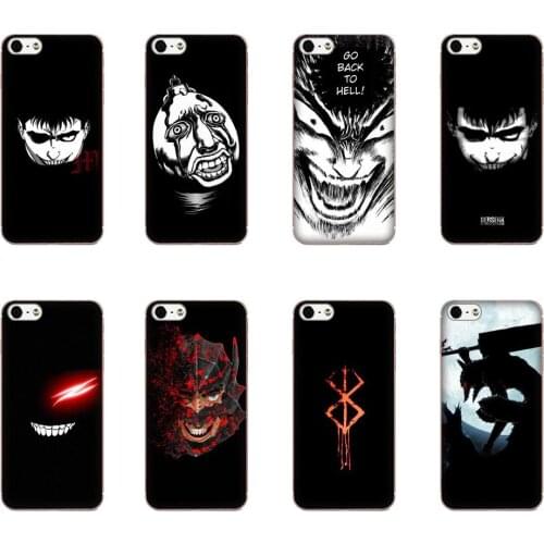 Berserk Anime For Samsung Galaxy S9 S10 S20 Plus Ultra S6 S7 S8 Edge Plus Lovely Plastic Phone Accessories Case