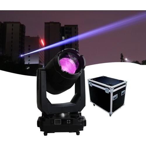 Free Shipping 1 In 1 Flight Case Square Lighting Waterproof 400W Outdoor LED Beam Moving Head Light DMX Stage Light