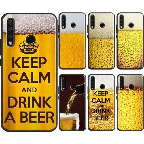Keep calm drink bear wine Pattern For Huawei Honor 10i 10 Lite 7X 8X 9X 10X Lite 8A 9A 8S 9S 4C 6C 7C 7A 20 Pro Phone Case