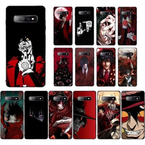 YNDFCNB Anime Hellsing Alucard Phone Case for Samsung S10 21 20 9 8 plus lite S20 UlTRA 7edge
