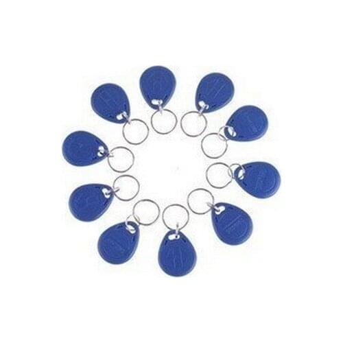 DWE CC RF 10pcs per lot TK4100 EM-ID RFID keytag K002 reading range 4 to 10cm free shipping