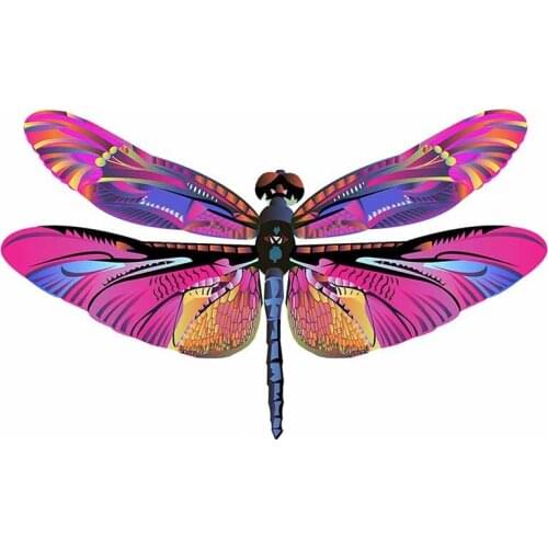 Personality Color Dragonfly Insect Cover Scratches Waterproof Car Stickers Cartoon Laptop Decoration Decal Refrigerator Graphics
